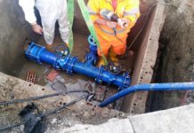 Potenziamento della rete idrica in via Bagarina e via Reale