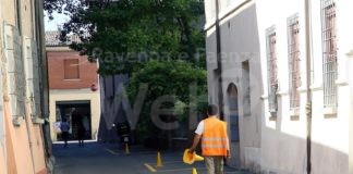 Rifacimento della segnaletica orizzontale nel centro di Bagnacavallo