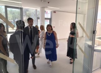 Sassari: il sottosegretario alla Salute Costa, e il presidente della Regione Sardegna Solinas, in visita ai nuovi padiglioni dell’Istituto Zooprofilattico, realizzati da Ar.Co Lavori