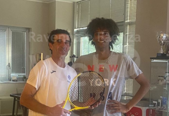 Da sinistra Gabriele Guerrini e Nicola Tocci al Ct Cervia