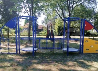 Conselice: installati nuovi giochi nei parchi