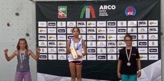 Due ori per Gea Manetti ai Campionati Italiani di Arrampicata
