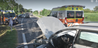 Grave incidente a Mandriole, scontrate tre auto, 4 i feriti