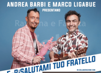 Marco Ligabue e Andrea Barbi presentano “E-RiSalutami tuo fratello” alla Sagra dello Scalogno al Parco Pertini di Riolo Terme