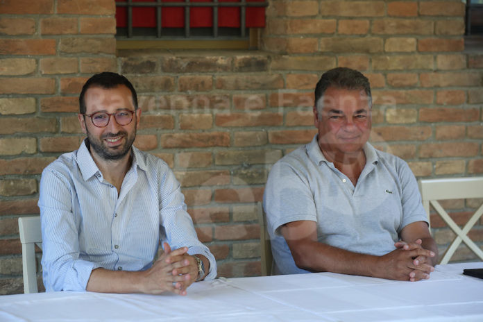 RAVENNA 13/07/22. ORASI' BASKET RAVENNA. Conferenza stampa con Alessandro Lotesoriere e Giorgio Bottaro