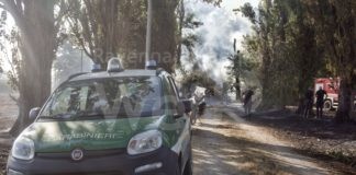 Incendio in un bosco a Filetto. Vigili del fuoco al lavoro tutto il pomeriggio per spegnerlo