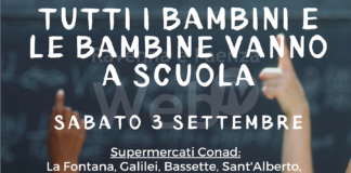 “Tutti i bambini e le bambine vanno a scuola 2022”: riparte la raccolta fondi per l’acquisto di materiale scolastico per le famiglie in difficoltà