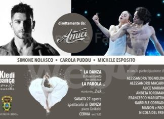 Cervia: Frecchiami e Kadiu tornano con “LA DANZA Il movimento che sostituisce LA PAROLA. Ricordando Carla”