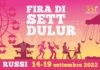 Il Programma della Fira di Sett Dulur 2022
