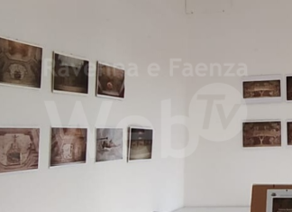 Palazzo Bonvicini di Massa Lombarda: antiche decorazioni murali. Immagini di Maurizio Callegati