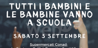 “Tutti i bambini e le bambine vanno a scuola 2022”: riparte la raccolta fondi per l’acquisto di materiale scolastico per le famiglie in difficoltà