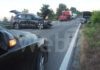 Via Ravegnana ieri sera chiusa per un incidente che ha coinvolto quattro auto