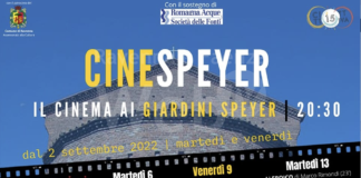 Il cinema per animare le serate agli Speyer: sette appuntamenti a settembre