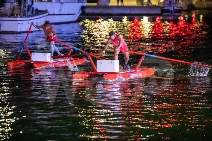RAVENNA 4/09/21. BAGNINI DI SALVATAGGIO - PALIO DELLA VOGA A MARINA DI RAVENNA.