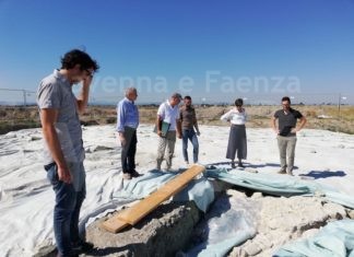 Visita della Soprintendente Federica Gonzato agli scavi di Cervia Vecchia