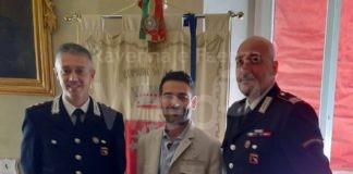 Il sindaco incontra il nuovo capitano dei Carabinieri della compagnia di Lugo, Cosimo Friolo