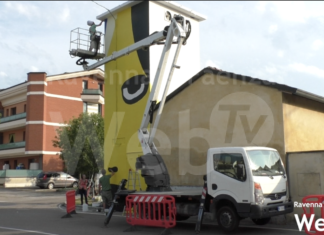 A Castel Bolognese inaugura il murales di Drigo dei Negrita