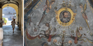 Ancisi (LpRa): vergogna monumentale nel Palazzo del Comune, voltone Savini nell’indecenza