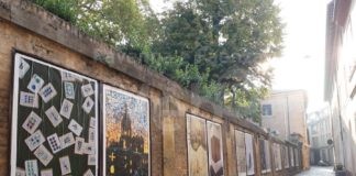 In via Zirardini omaggio alla VII Biennale di Mosaico Contemporaneo