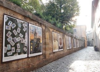 In via Zirardini omaggio alla VII Biennale di Mosaico Contemporaneo