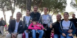 Sabato sarà inaugurata la seconda delle due panchine inclusive donate al Comune da “Il sorriso di Giada”