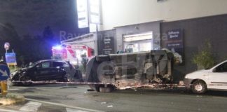Grave incidente tra due auto ad Osteria, sette i feriti