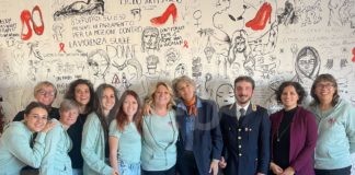 La Questora Stellino, la Capo di Gabinetto Riccio e il Commissario Flamiglini in visita al Centro Antiviolenza di Ravenna