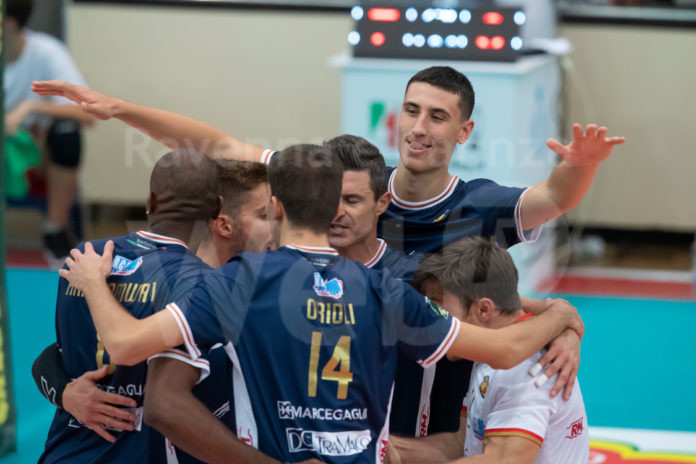 RAVENNA 9/10/22. VOLLEY PALLAVOLO. Porto robur Costa Consar RCM Ravenna - Kemas Lamipel Santa Croce 1-3