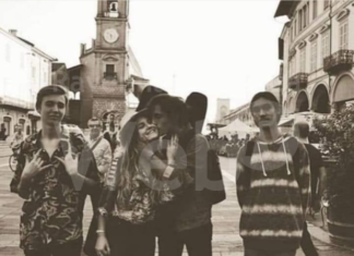 L’immagine più nota di Faenza nel Mondo, i Maneskin tornano sui social con la foto al Mei di Faenza