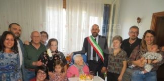 I cento anni della signora Maria Costa, gli auguri dell’amministrazione e della città