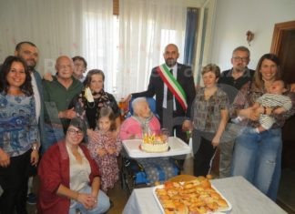 I cento anni della signora Maria Costa, gli auguri dell’amministrazione e della città
