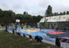 Bagnacavallo: Terminato con la decorazione collettiva il campo da basket di via Togliatti