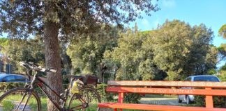 Fiab, le panchine rosse: pedalata di impegno civile per la Giornata contro la violenza sulle donne