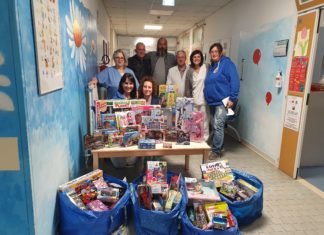 Una “montagna” di giochi per i bimbi della Pediatria di Ravenna