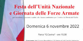 Casola Valsenio: Le celebrazioni per la Festa dell’Unità Nazionale e Giornata delle Forze Armate