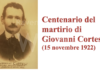 Ammonite: una cerimonia per ricordare il centenario del martirio di Giovanni Cortesi