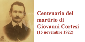 Ammonite: una cerimonia per ricordare il centenario del martirio di Giovanni Cortesi