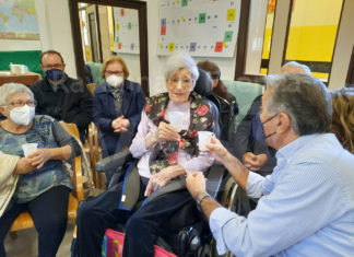 Festeggiati alla Sassoli di Lugo i 100 anni della signora Maria Rustichelli