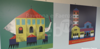 I monumenti di Ravenna diventano dei mostri per far divertire i bambini di pediatria
