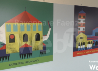 I monumenti di Ravenna diventano dei mostri per far divertire i bambini di pediatria