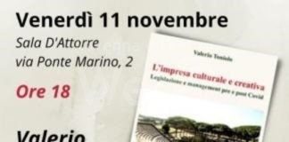 Centro relazioni culturali, Valerio Toniolo presenterà il libro “L’impresa culturale e creativa. Legislazione e management pre e post Covid”