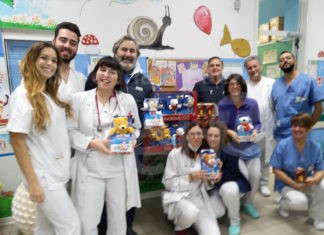 Doni ai piccoli pazienti della Pediatria di Ravenna dall’Avis provinciale