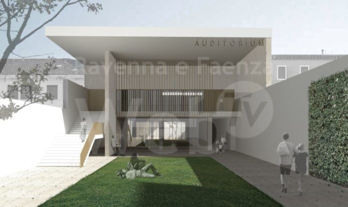 auditorium facciata via Emaldi