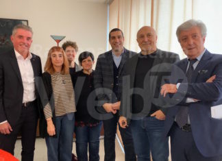 Brindisi augurale delle cooperative con il Sindaco de Pascale