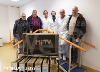 Donati all’U.O. Ortopedia di Ravenna otto televisori per le stanze di degenza