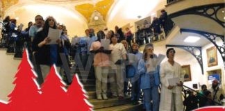Auguri in musica con il coro all’ospedale di Faenza