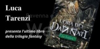 Centro relazioni culturali: martedì la presentazione di “L’ora dei dannati”, trilogia di Luca Tarenzi