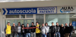 Au.Ra. Autoscuole Ravenna, la visita dei giocatori del Ravenna FC