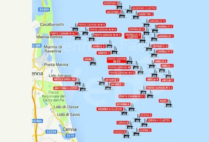 Mappa pozzi estrazione