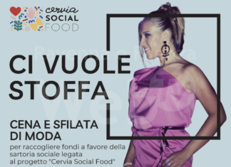 Cena e sfilata di moda a sostegno della sartoria sociale del progetto Cervia social food
